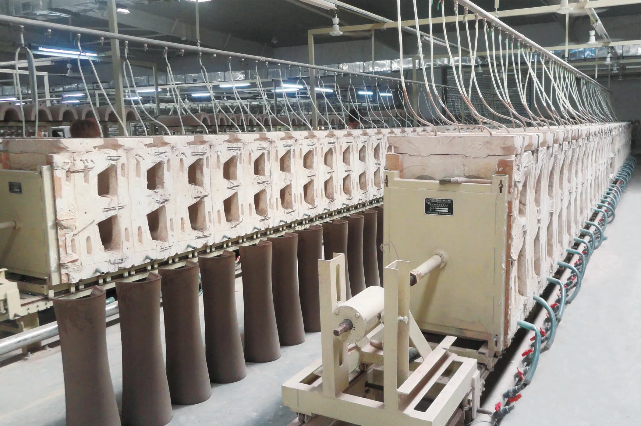 Sanitary Ware Casting Battery Bench for Washbasin Pedestal