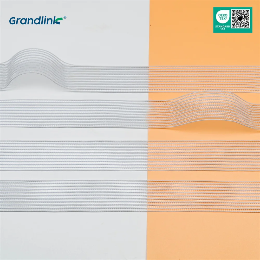 Fish Silk Ribbon High Tenacity Elastic Waistband Webbing Breathable Elastic Band For Orthopedic Corset