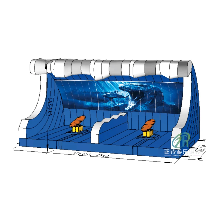 Commercial Inflatable mechanical surfboard rodeo bull surf machines For Amusement Park Surfing Simulator Inflatables