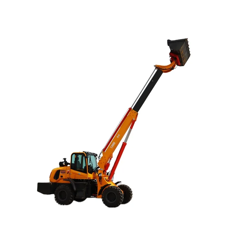 T3000 5 ton 2 ton 4 ton 1.5t 4wd front capacity cummins diesel multifunction telehandler mini telescope wheel telescopic loader