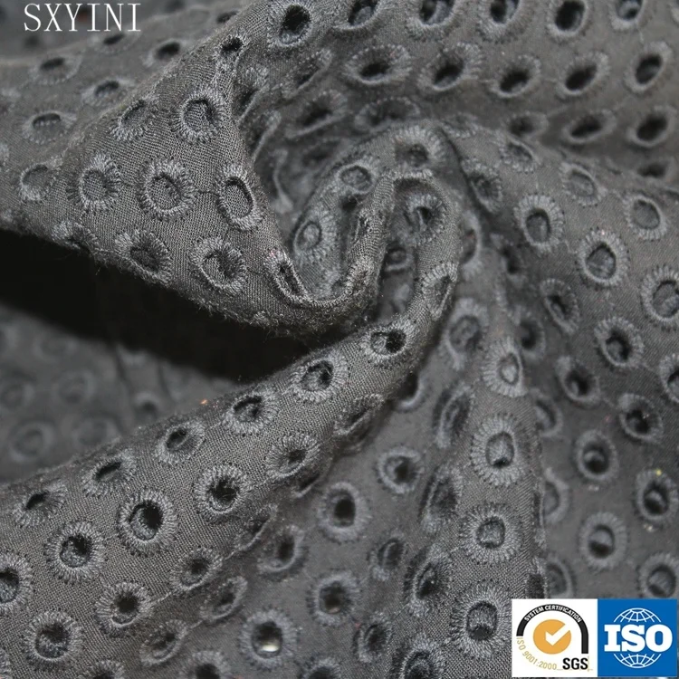 100% cotton Chicken embroidery lace fabric