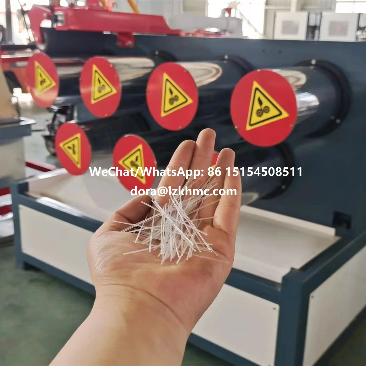 Polypropylene Fiber Reinforced Concrete PP Fiber Twisted Bundle production making machine/ extrusion plant/ complete line