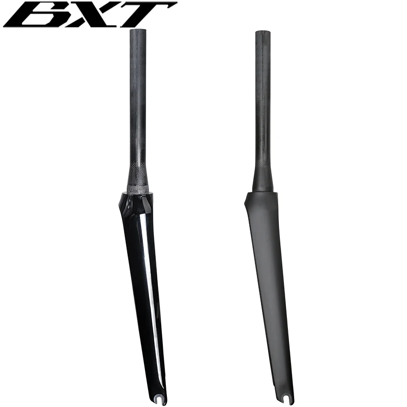 Road Bike Fork 700C V Brake Carbon Fiber Cyclocross Road Bicycle Fork 650B Rim Brake Carbon Fiber Road Bike Fork Carbon