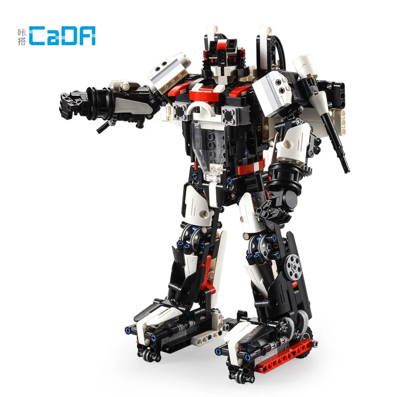 
transformation combat robot electric remote control children Educational Assembly building blocks toy C51030 