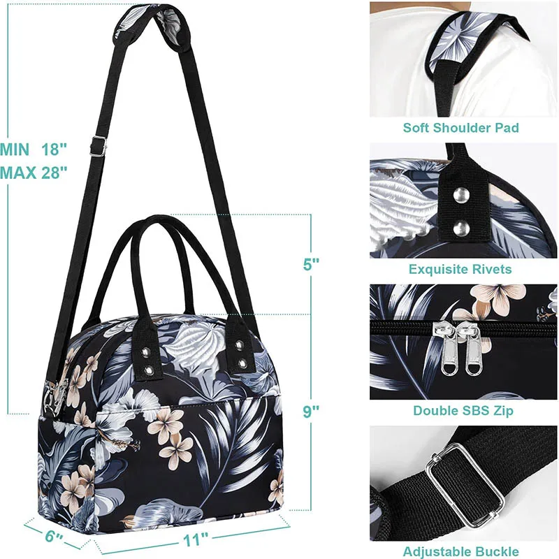 Wholesale children school comfortable handle small sandwich bento lunch box cooler student lunch bag