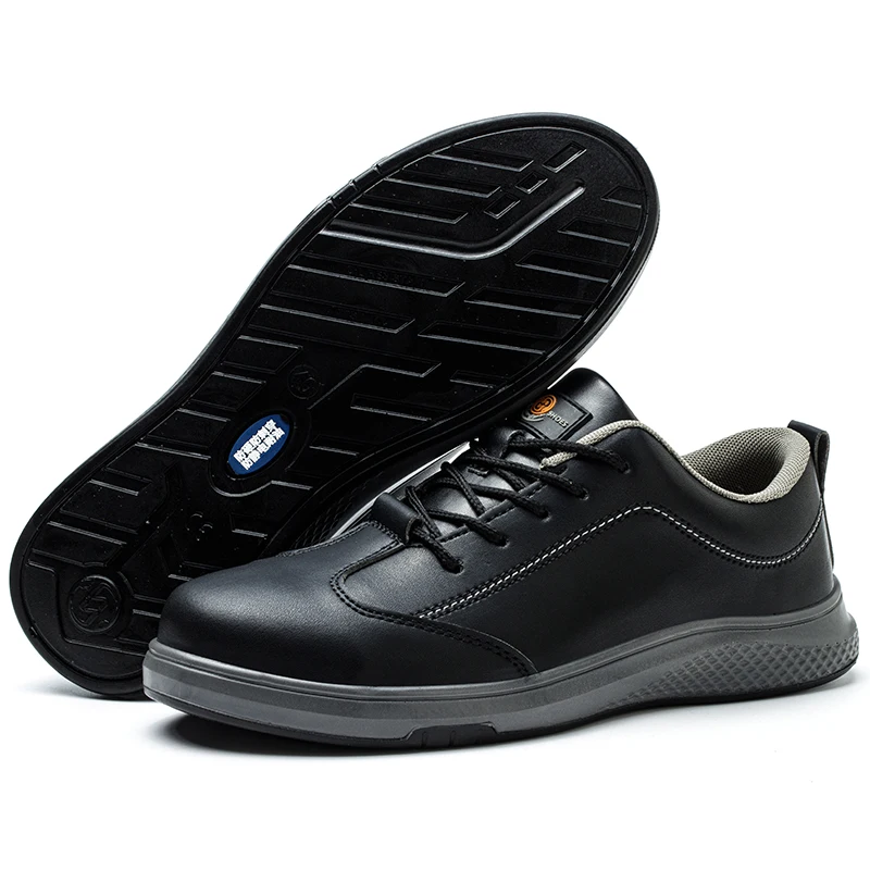 new style wear resistant Anti-oil Non Slip SBP Leather Safety Shoes Men Women Ladies Protective Work shoes Boots