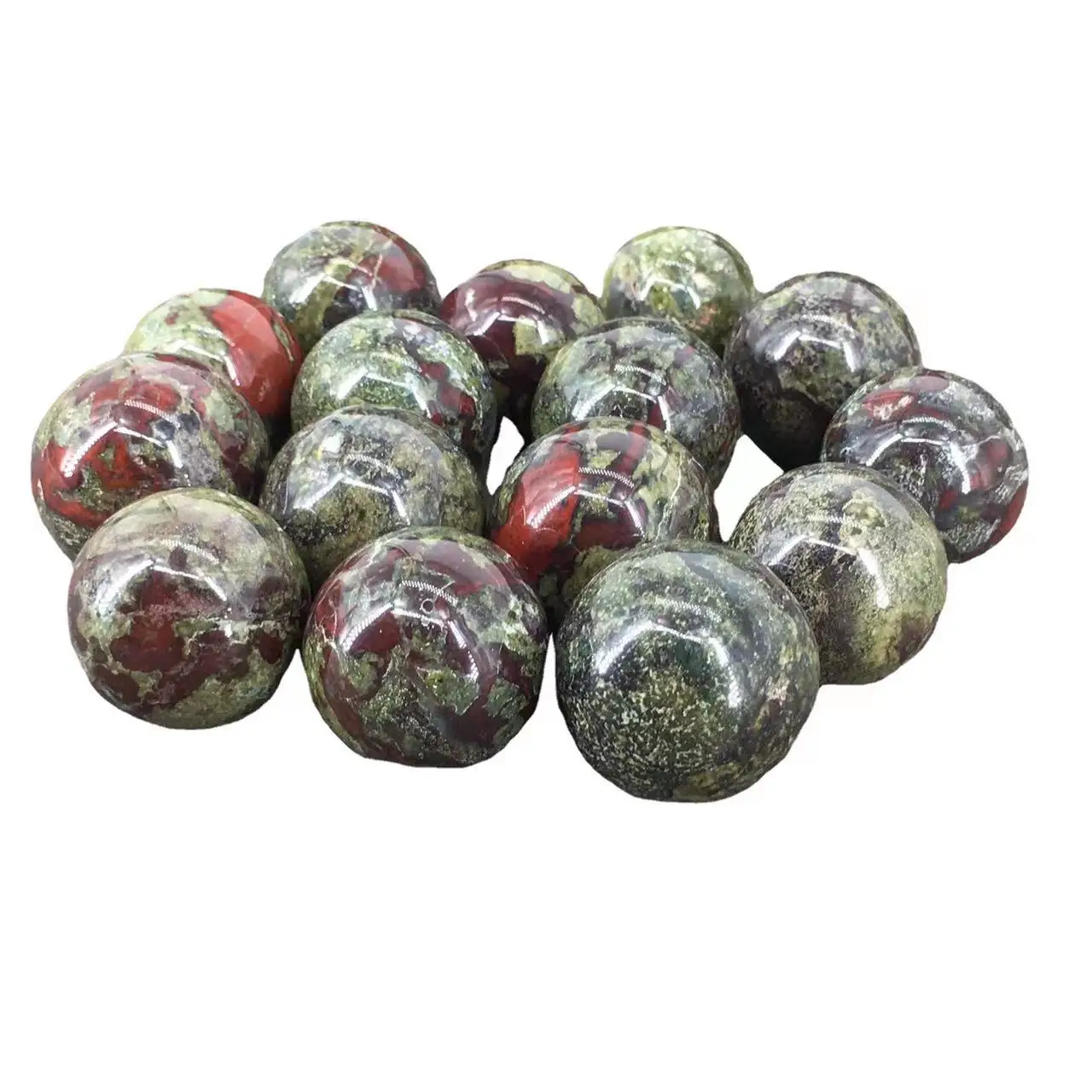 Wholesale Natural stone crystal gemstone crystal craft dragon blood stone crystal sphere healing ball for home decor