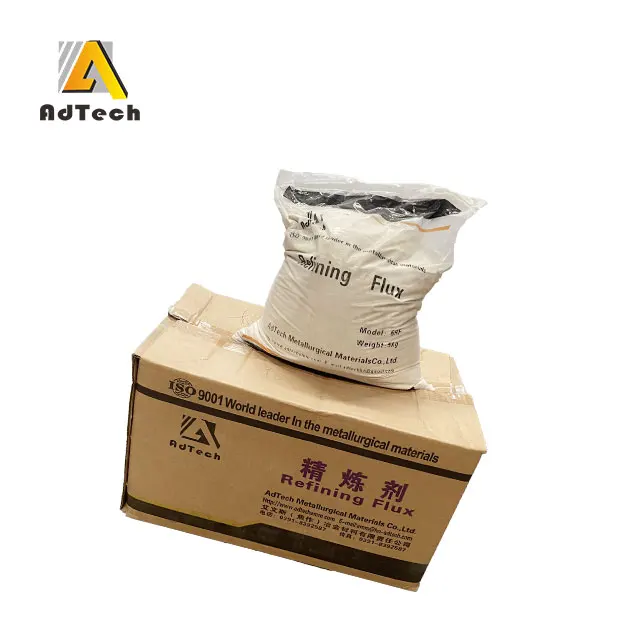China Iso Manufacturer China Hot Sale Fluxing Agent Aluminium Melting For Foundry Slag