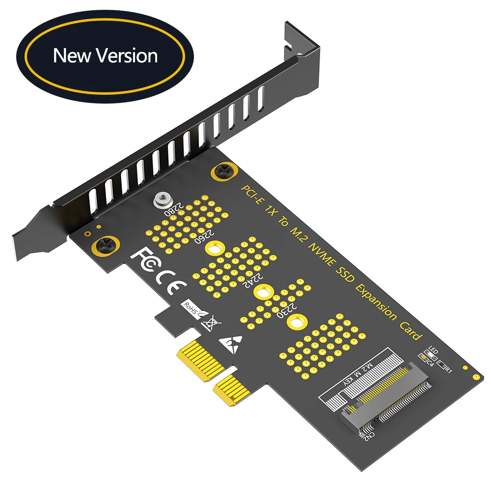 M.2 NVMe SSD NGFF на PCIE X1 адаптер карты M ключ интерфейс поддержка PCI Express 3 0x4 2230-2280 Размер