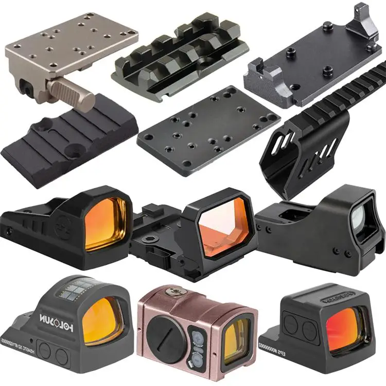 Universal Optic Rmr Green Red Dot Scope Sight with Mount Base Plate