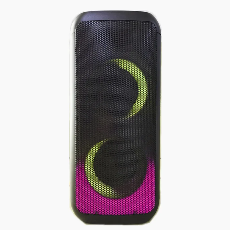 
LINGE 80W party box 310 8 inch woofer trolley speaker with led light show j b l speakers portable blue tooth 
