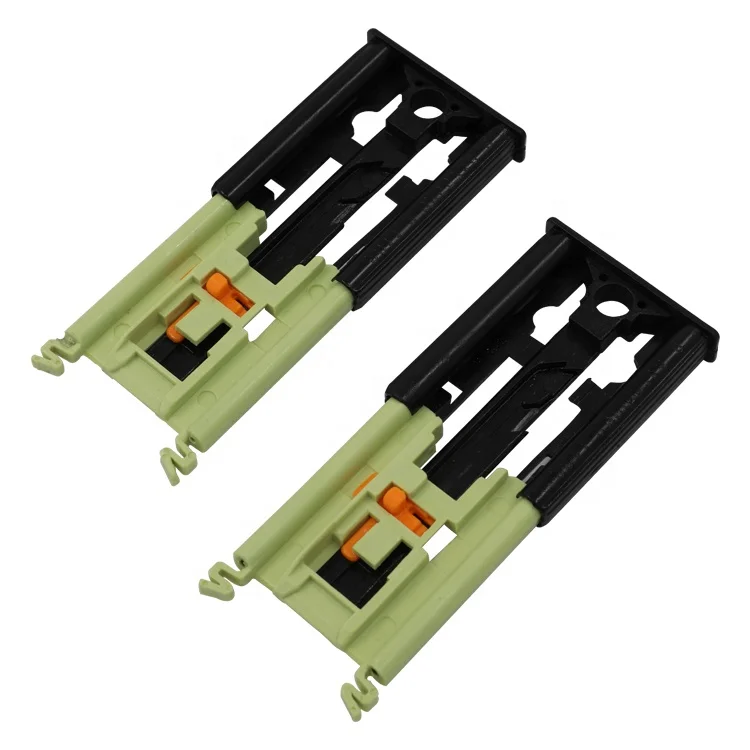 Industrial Plastic Fittings For Furniture Telescopic Drawer Slide Push To Open Damper Buffer