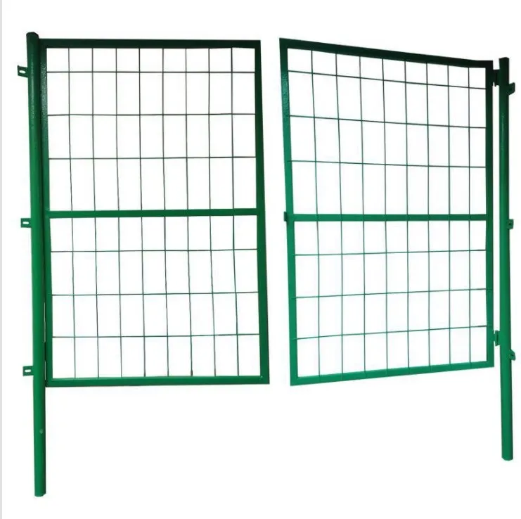 Cheap price 3D welded wire mesh fence panel surface treatment powder coated  GREEN COLOR fence