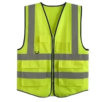 High Visibility Vest Wholesale Safety Custom Colorful Mesh Fabric Security Vest Uniform Reflective Warning Work Wear Vests