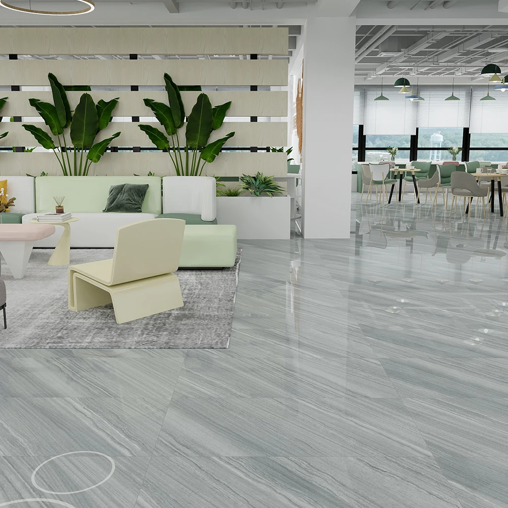 Modern Room Design 600x1200 Porcelanato De Pisos Grey Glossy Polished Glazed Fine Craving Porcelain Tiles For Floor