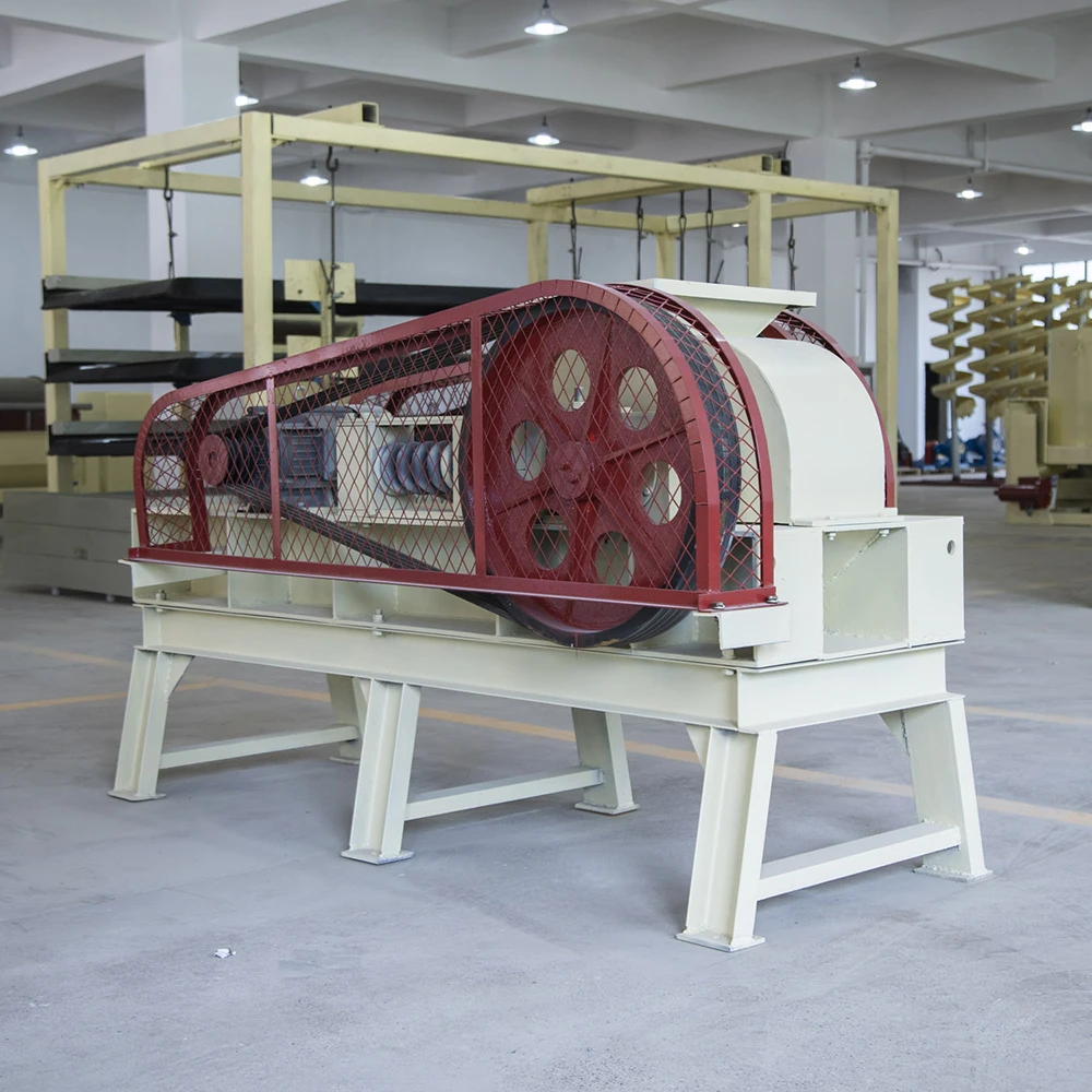 Factory Price Limestone Granite Gravel Crushing Machine Lab Double Roller Crusher