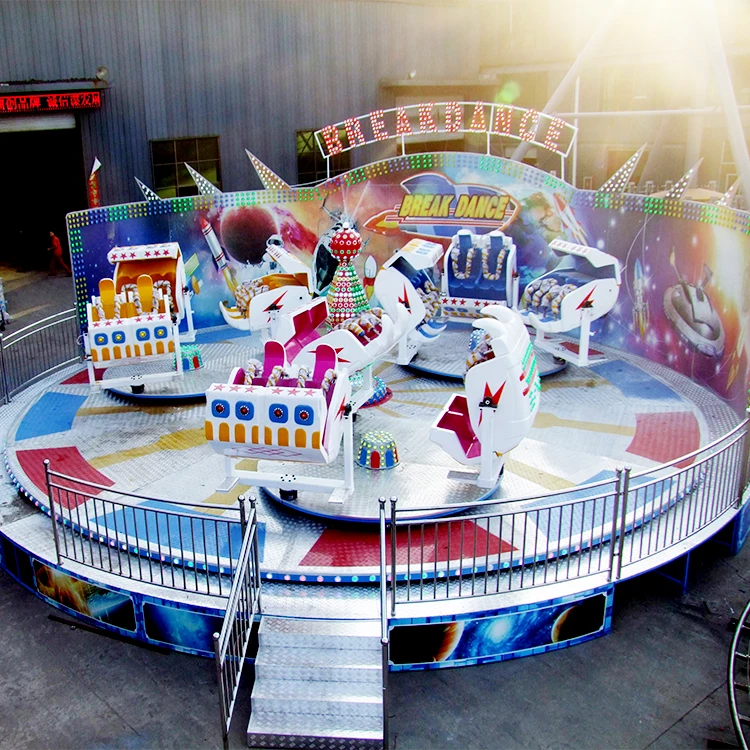 
Funfair amusement rides outdoor equipment best crazy dance for sale 