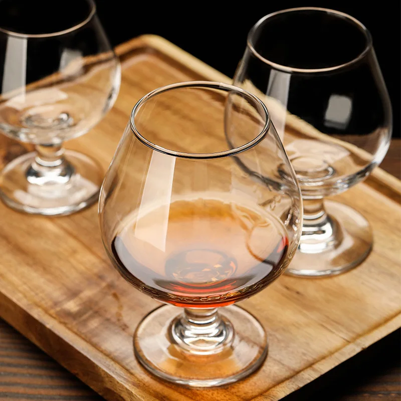 Hot Selling Cheap High Quality Crystal Brandy Snifters Cognac Glasses Clear Drinking Glass Snifters Short Beer Tasting Glasses