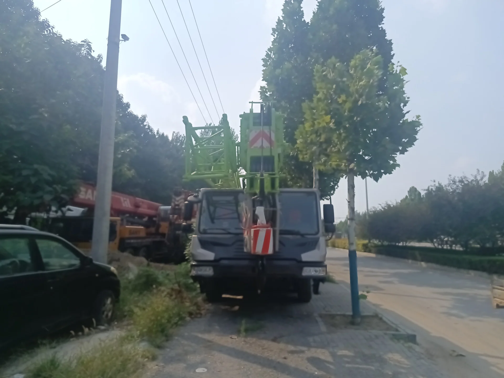 Telescopic arm crane 50t used crane zoomlion used machinery used truck cranes