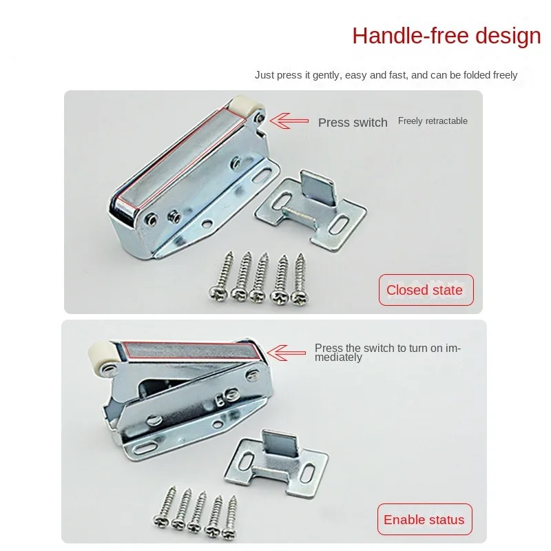 Mini Boat Loaded Door Latch Latches for Mini Doors Cabinets Cupboard door closer automatic