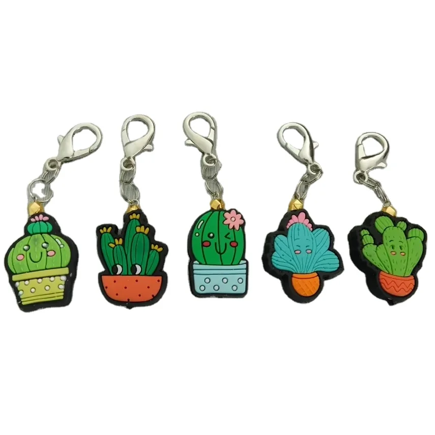 PVC Cactus Keychain Custom Rubber Keychain Personalized Silicone Keychain