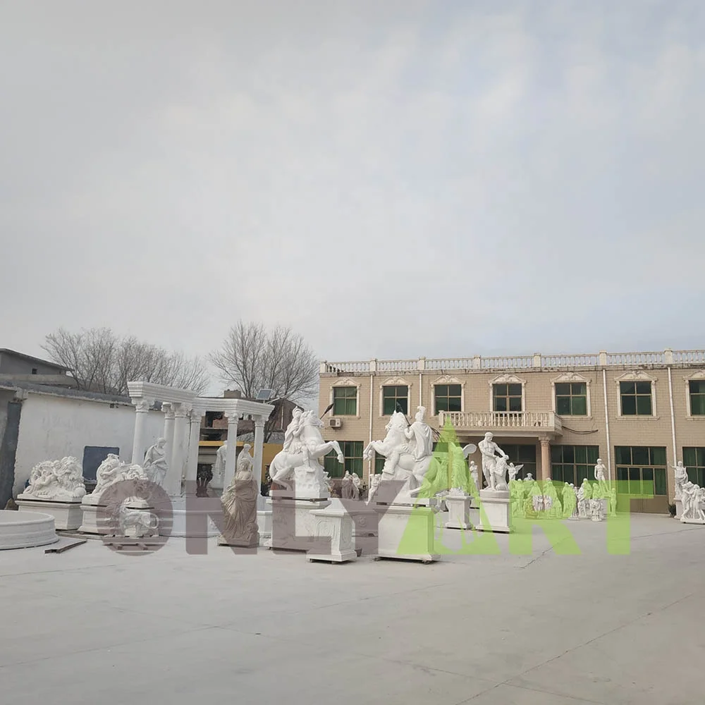 Only Art Europe Style Classic Greece Famous White Marble Apollo Bathing Statue