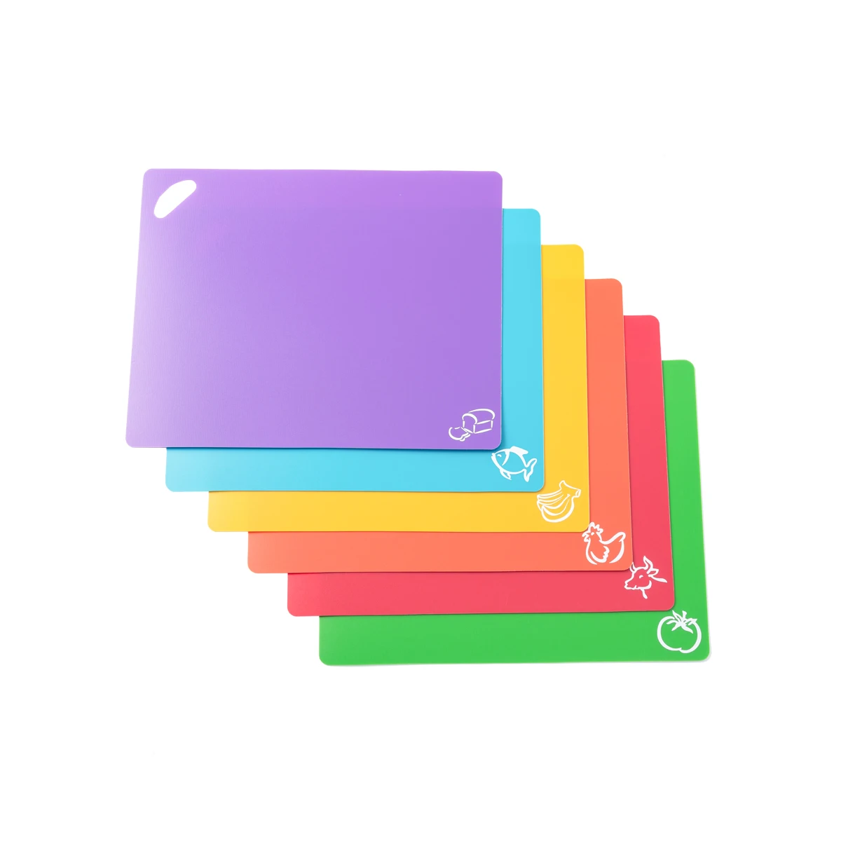 Hot Sale Kitchen Cutting Board Vegetable Tools Flexible Plastic Cutting Board Mat Non-Slip Kitchen Accessories Chopping Board