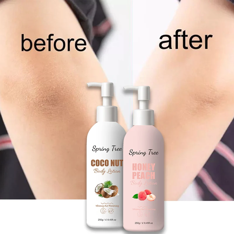 Private Label Shea butter comfortable moisturizing lightening body lotion for women