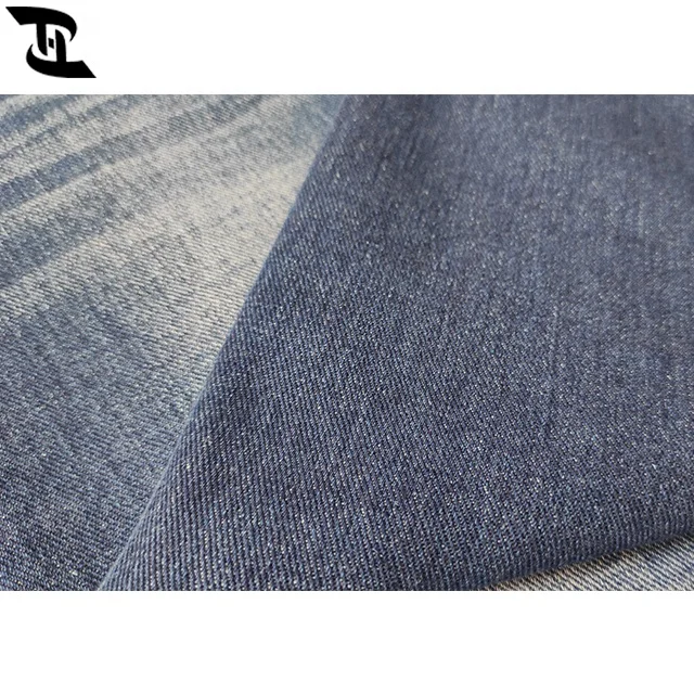 stocklot low price denim 70% cotton 30% polyester denim fabric YH9038