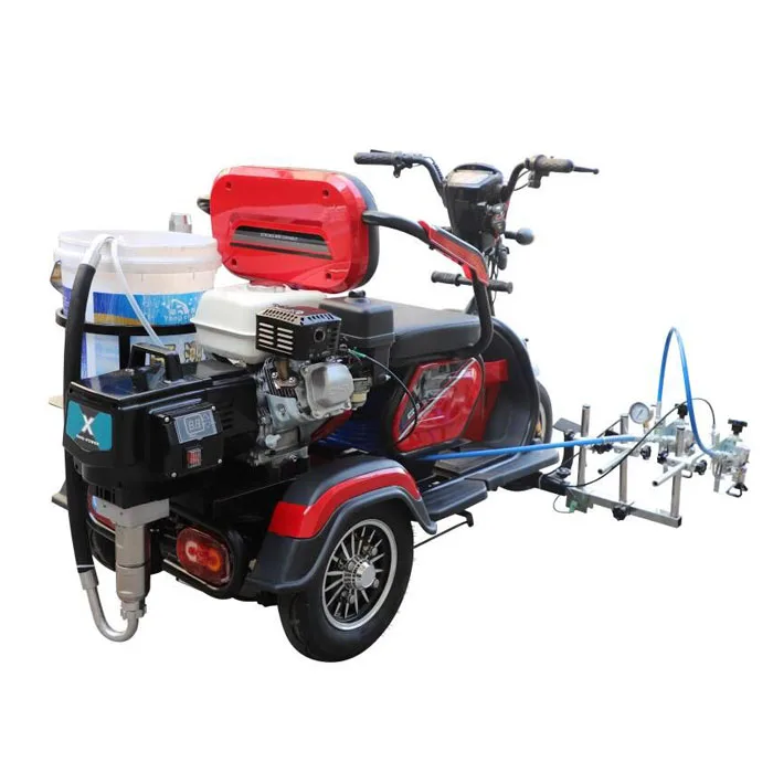 DP-6335LSP Ride-on Airless Line Striper Gas Roadline Paint machine