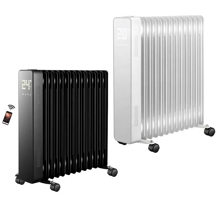 2500w 13 Fins electric heater radiator portable home oil heater with wifi APP control