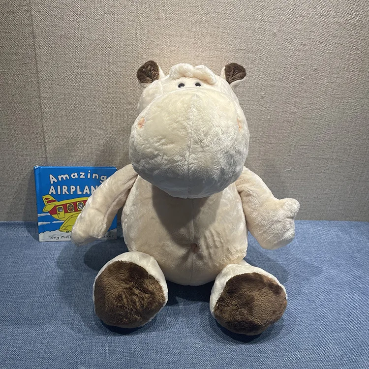 Real Life Hippo Plush Toy Realistic Wild Animals Stuffed Toys Lifelike Hippopotamus Soft Toys