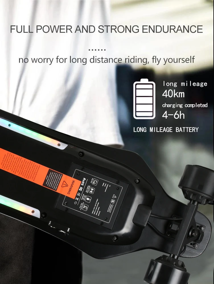 jupiter 02 long adult electric skate board off road electronic longboard 900w 36V e skateboard oem longboard electrico