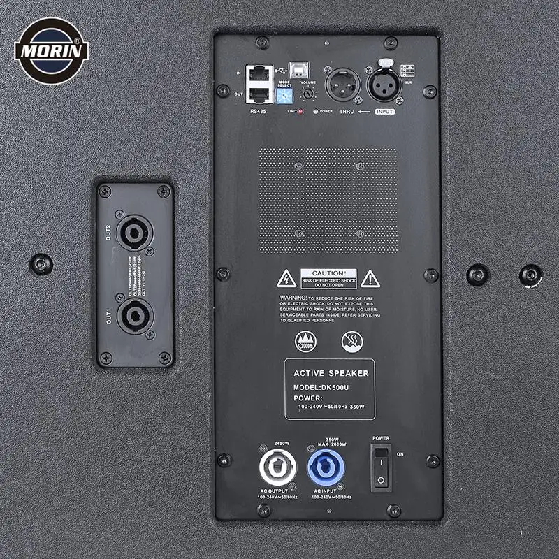 Dual 5 inch line array and 12 inch subwoofer church speakers audio system sound system outdoor professional