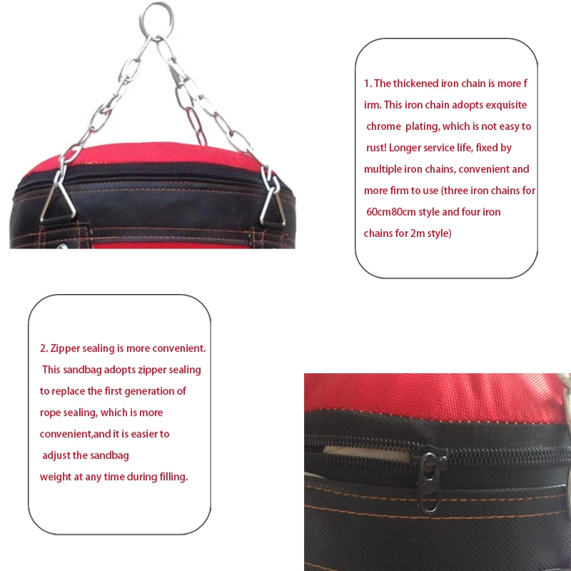 wholesale punching boxing sandbag heavy free standing punching bag unfilled punching bag stand