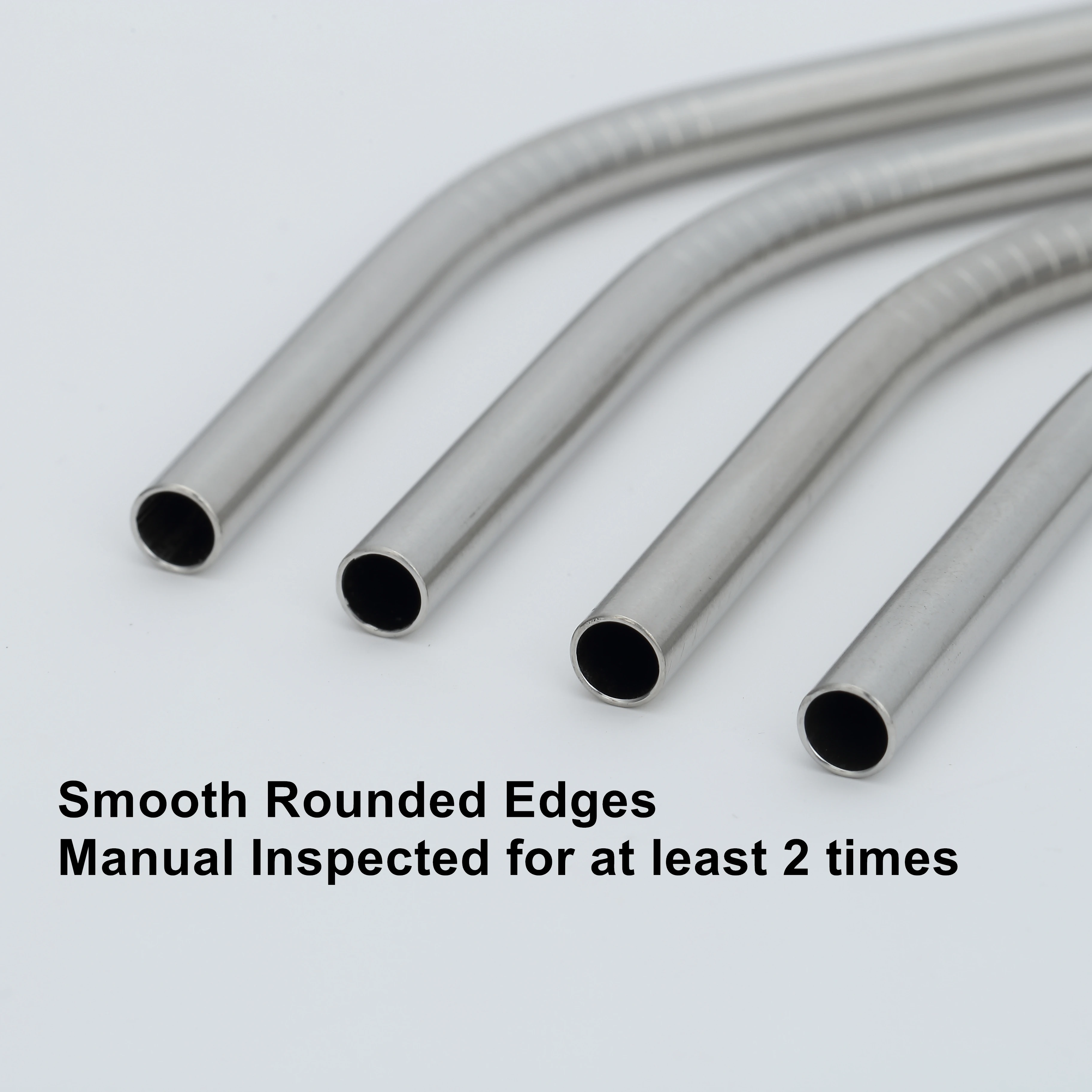 
Tonglian stainless steel drinking straw with various sizes bent straw straight straw stocked 6x215mm 