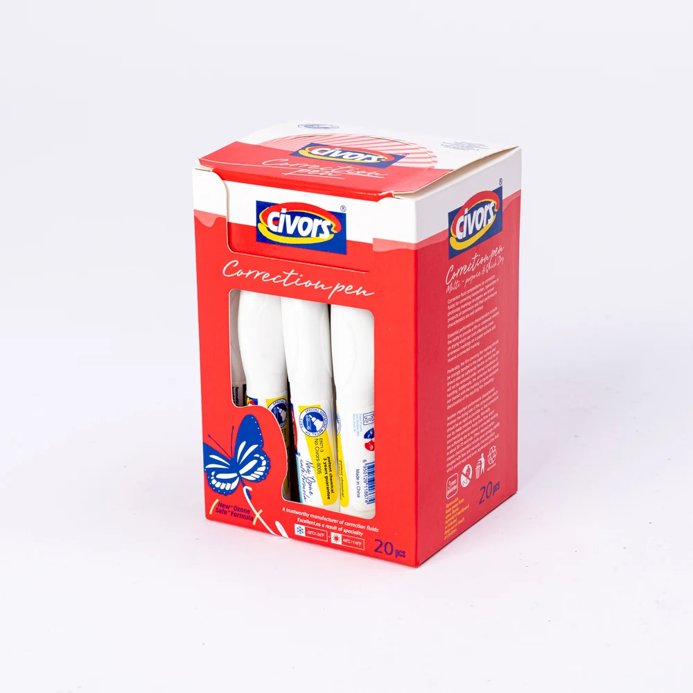 Durable and fast drying student white liquid correction pen correction pen student stationery