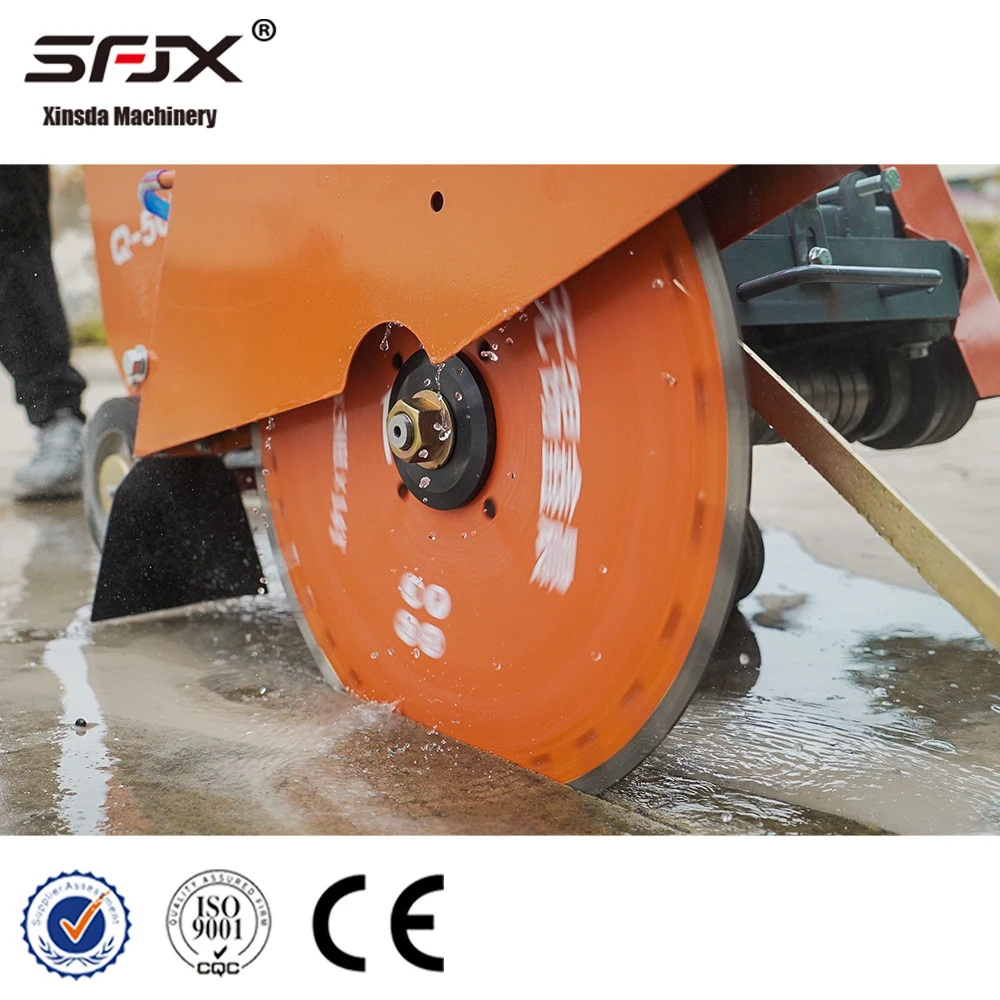 Common Asphalt Concrete Floor Road Cutting Machine Diesel Engine road cutter Saw Cutter
