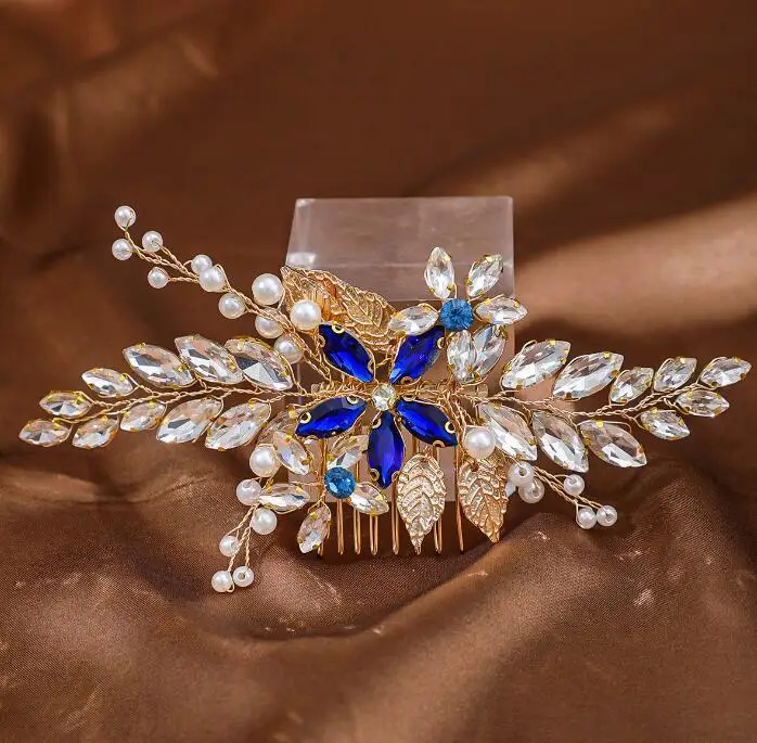 European And American Handmade Pearl Horse Eye Comb For Banquet Dress Autumn Antique Arrivals Hair Accessories