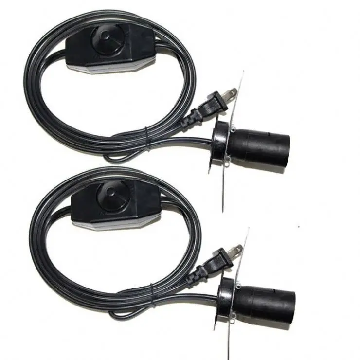 220v Катушка включение/выключение светильника Американский T5 расширение соль E12 E14 держатель встроенный регулятором уровня яркости для Himalyan комплект провода 15 Вт светодиодные лампы