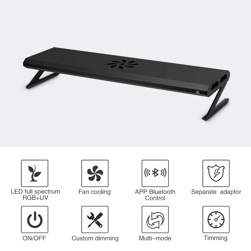 WEEKAQUA P600Pro APP Control led aquarium light  90w lighting aquarium for freshwater aquatic aquarium aquascape tank led lights