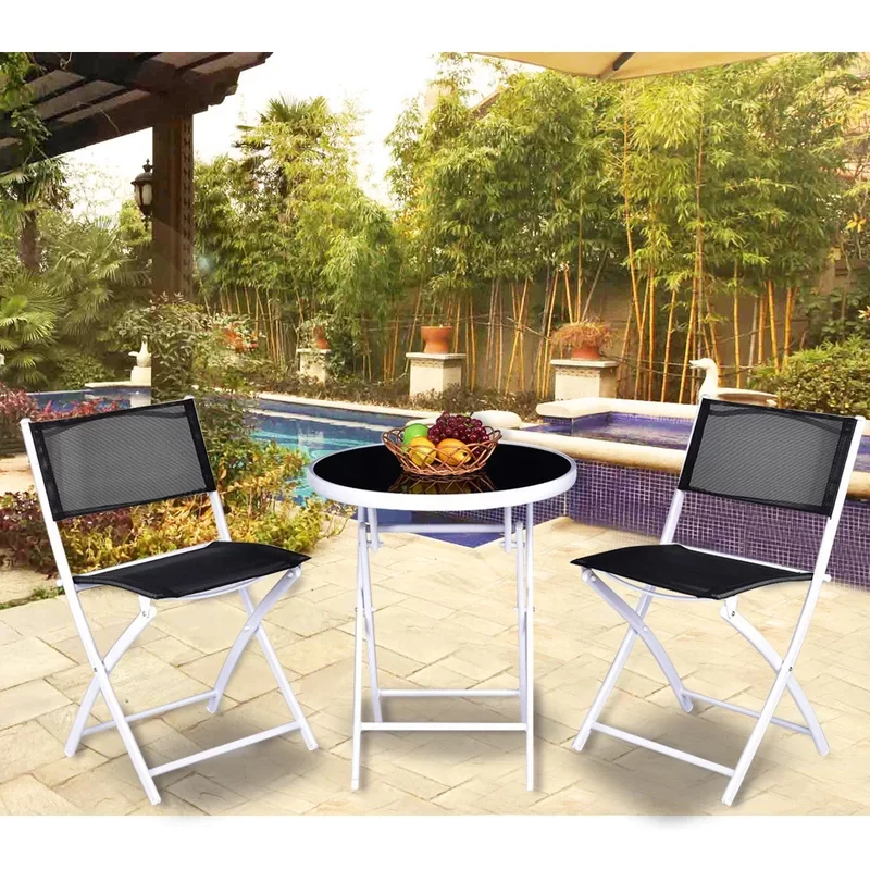Patio Outdoor Furniture Chairs and Table Dining Sets Balcony Leisure Furniture Cast Aluminum Garden Furniture