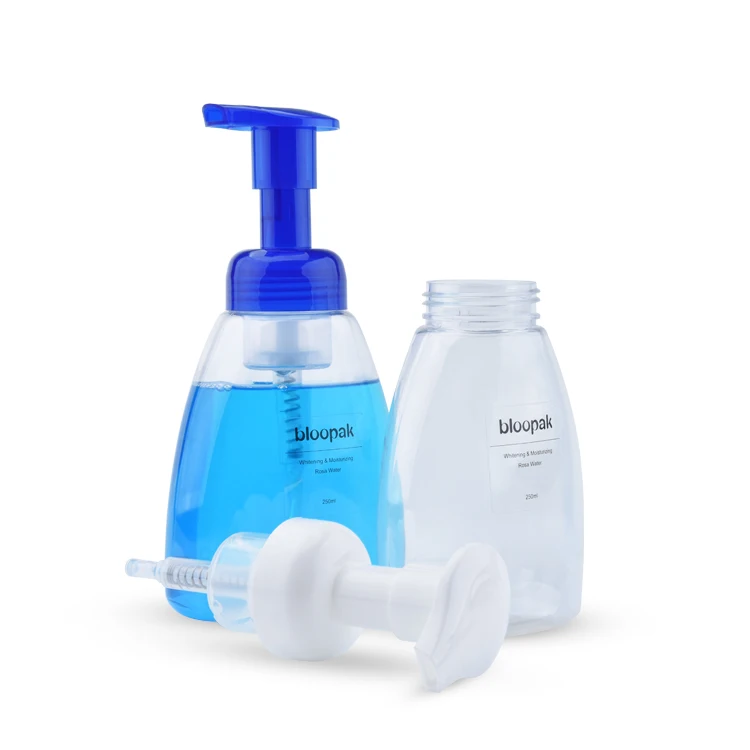 foam soap dispenser bottle pump,custom shampoo dispenser pump  foaming soap pet clear 500ml empty plastic foam pump bottle