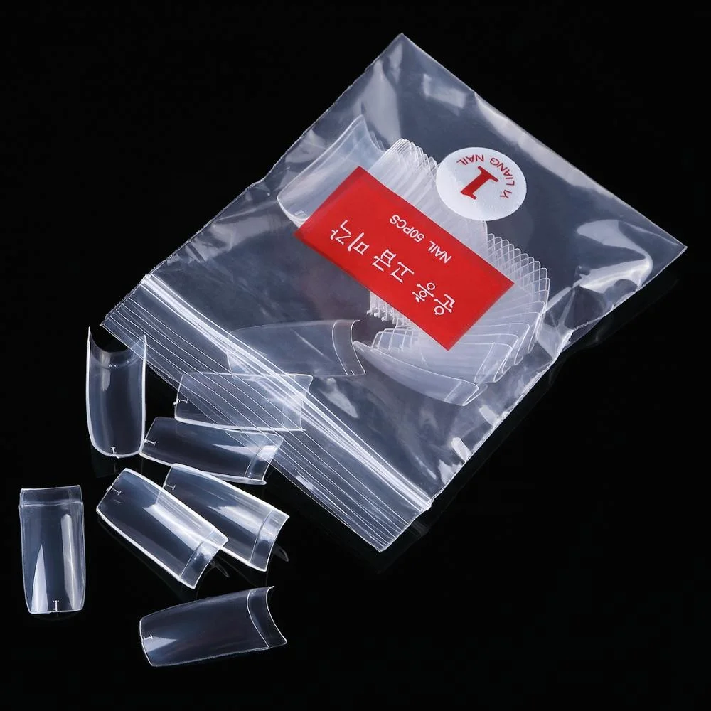 
500pcs Natural Color French Style Acrylic UV Gel False Nail Art Tips 