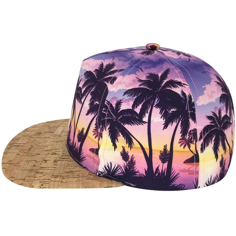 Высококачественная пробковая Кепка в стиле хип-хоп на заказ бейсболка