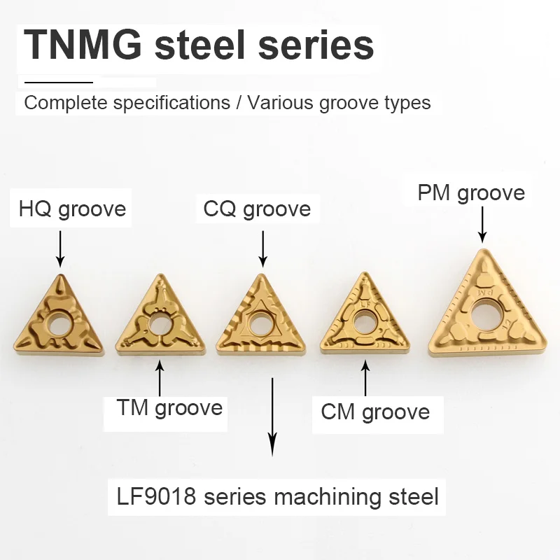 Hard Steel TNMG160404-TM Carbide External CNC Cutter Lathe Blade Cnc Insert Turning Tools Carbide Insert