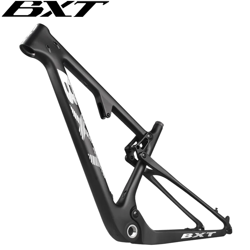 BXT MTB Carbon Frame Full Suspension 29er Travel 100mm Disc Brake MTB Carbon Frame 29er Full Suspension Boost Type