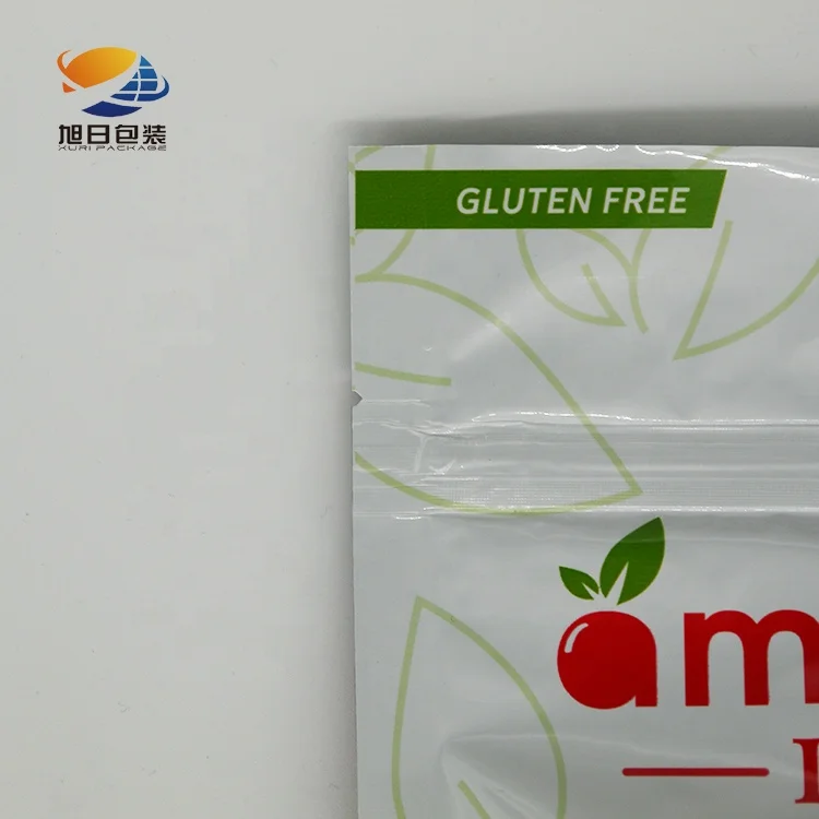 2020wholesale laminated Aluminum foil snack  pouch ziplock resealable stand up zipper bag food