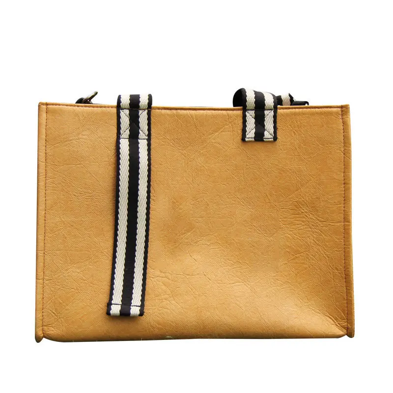 Eco-friendly Material Reusable Shopping Bags Dupont Tyvek Paper, Tote Bag Waterproof Handbags With Handles/
