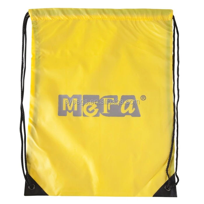 Heopono Yiwu BSCI Factory Durable 210D Oxford Polyester Customizable Simple Cheap Promotional Drawstring Cinch Bag Wholesale